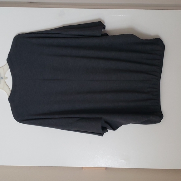 Zara Trafaluc Bat Wing Gray Top- M - Picture 2 of 5